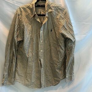 Polo Ralph Lauren Yellow & Blue Plaid Button Down